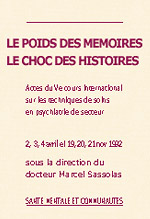 Le poids des mémoires Le choc des histoires