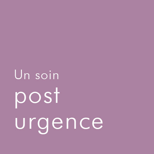 Un soin post-urgence